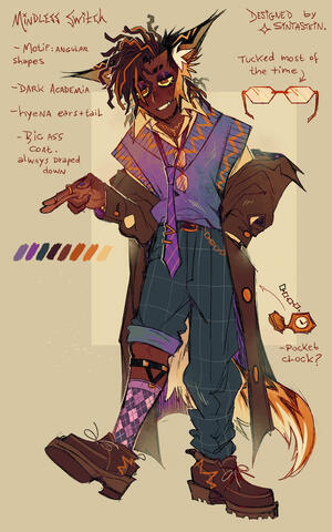 TYPE B - flat color - character sheet